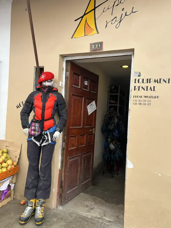 Louer son matériel Huayhuash